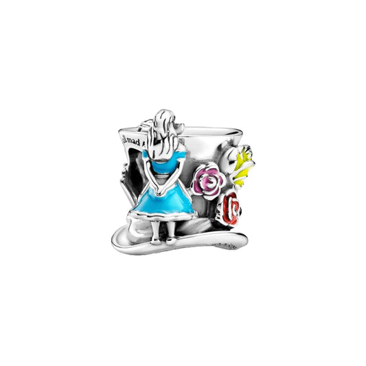 Alice in Wonderland Mad Hatters Hat Charm