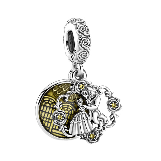 Beauty and the Beast Dancing Dangle Charm